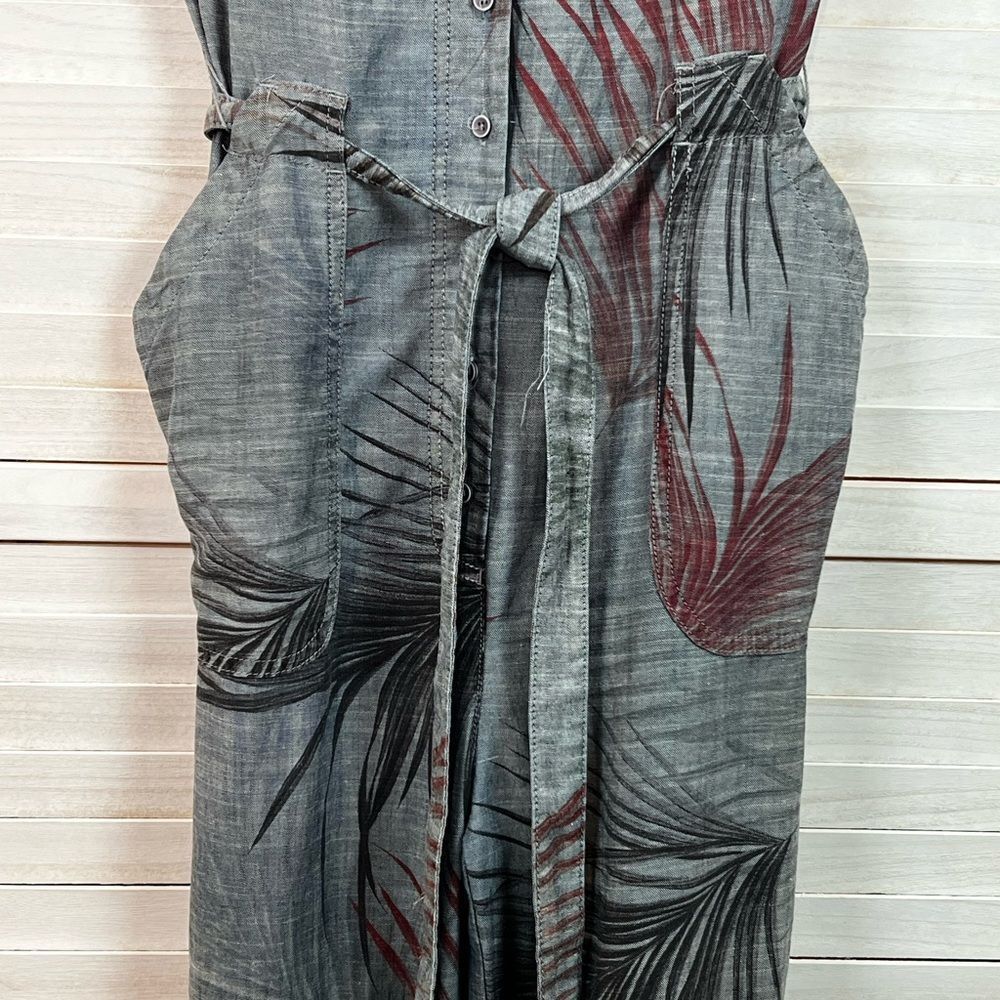 Level 99 Anthropologie Brie Linen Blend Romper Jumpsuit Small - Picture 6 of 11